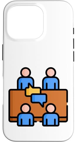 Meeting in The Conference Room Boardroom Meeting Office Case for iPhone 16 Pro