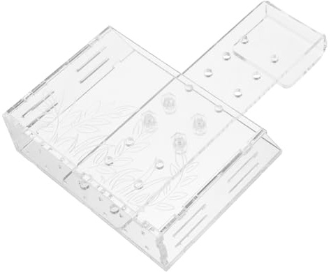Kisangel Planteur pour Aquarium Acrylique Pot Suspendu pour Plantes Aquatiques Bassin de Culture pour Plantes de Réservoir Poissons Support Décoratif sans Bords Tranchants Maintien de Eau