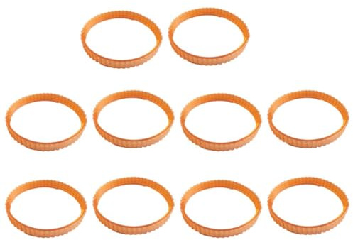 Wodsty Cinghia di trasmissione per pialla elettrica F-20A, ricambio per pialla H55SC, P20SBK, P20SB, P20ST, lunghezza 228 mm, 10 pezzi