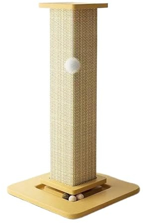 DGERFDJO Planche à gratter et Cadre d'escalade intégrés for Chat, avec Colonne à gratter Verticale résistante à l'usure et Jouets(3)