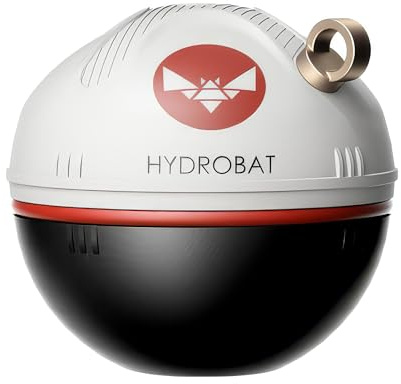 Rippton Hydrobat Sondeur de pêche sans Fil avec cartographie GPS, contrôle par Application, Suivi de la Profondeur, détecteur de Poissons Portable pour pêche à Terre et en Bateau