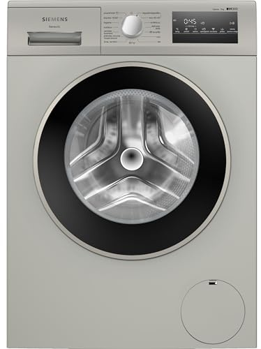 Siemens, Lavadora iQ300, 9 kg, acero mate antihuellas, WM14N20XEP | Lava tus prendas con un motor silencioso y programas a medida. Reduce la duración del ciclo cuando tengas prisa.