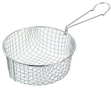 KitchenCraft Freidora, Cesta para Freír, Freidora con Cestillo, 20 cm