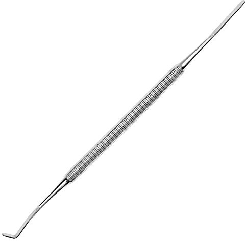 May Nagelhautschieber 15,5 cm doppelseitig Edelstahl Nagelfalzinstrument | Ideal zum schonenden Reinigen und Anheben von Hand- und Fußnägeln. Langlebiges Profi-Werkzeug für die kosmetische Pflege.