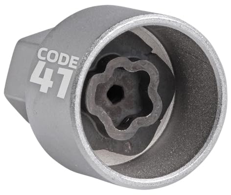 SW-Stahl 02384L-1 Felgenschloss Adapter 41 - Passend für BMW Fahrzeuge | Ersatzschlüssel aus Chrom-Vanadium-Stahl - Profil 41 - Werkzeug zum Lösen und Montieren der Radsicherung - Sechskant-Antrieb