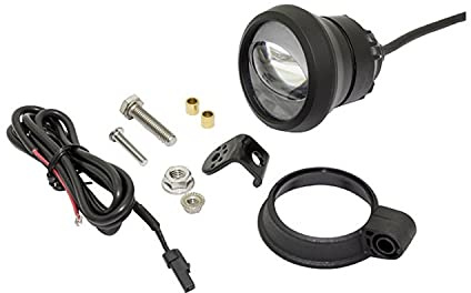 Satz Höhepunkt Nebel LED KOSO Aurora | Gesamthöhe 71 mm, Kabellänge 140 mm, 12,6 V 0,54 A 6,8 W, Aluminiumgehäuse, E-Zulassung E4-19R-04190525, OEM HG008001