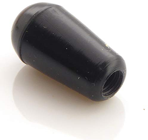 Black Guitar toggle switch Tip Cap Knob screw on 4.0mm
