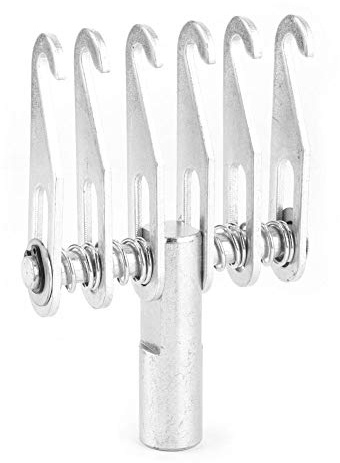 Tbest Extractor de abolladuras, Extractor de abolladuras de Metal Ajustable 6 Dedos Gancho para Tirar Garra Herramienta de reparación de carrocería de Coche Garra para Tirar de abolladuras