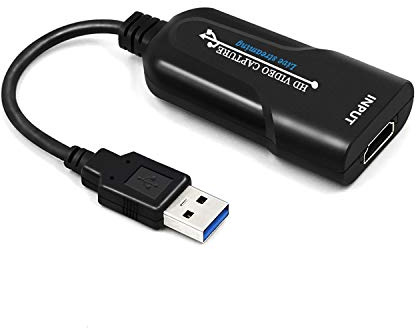 HDMI Game Capture Card, 1080P 60fps Video Grabber Recorder USB 2.0 für PS4 Mac Xbox one Nintendo Capture Card Switch Videoaufnahmekarte Streaming Zubehör