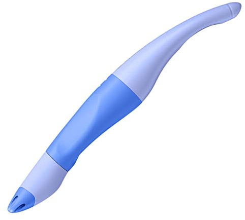 STABILO - Ergonomischer Tintenroller für Rechtshänder - EASYoriginal Pastel | Wolkenblau, löschbar blau, inkl. Patrone