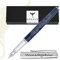 Hörner TERRA- Hochwertiger Füllfederhalter Blau mit Gravur I Premium Geschenkbox I Tinte in Schwarz I Luxus Design I Edel Feder Made in Germany I Attraktiver Stift für Herren und Damen