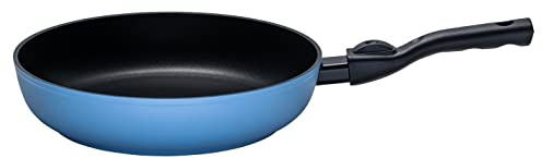 Kelomat, 3529-328, Hochraum-Bratpfanne, BLUE CLICK, 28 cm Durchmesser, rund, ThermoStabilboden, abnehmbarer Griff, Qualitäts-Antihaft-Versiegelung, LBH 49 x 28.8 x 8.5 cm, 1,48kg