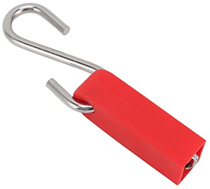 Serlium Lane Rope Hook, Durable Lane Rope Hook 304 Stainless Steel with Rubber Shell for Secure Swimming Pool Use