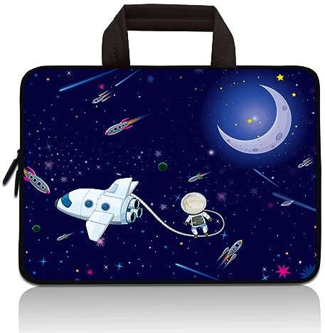 HAPLIVES Universal 7~9 inch Kids Tablet Portable Neoprene Zipper Carrying Sleeve Case Bag Fits 7 8 8.5 8.9 9 iPad mini 5 4 3 2 1, Galaxy Tab A 8.0 (Abstract Watercolor)