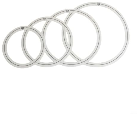 Drum Tone Control Ringe, 4 Stück Trommel Satz Ton Kontrolle Ringe Schalldämpfer Stumm Schlagzeug 10 12, zu dämpfen oder zu dämpfen(C)