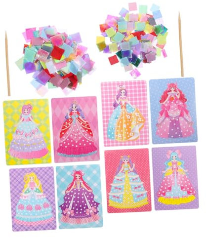 Zerodeko 2 Sätze Stupse und zeichne Spielzeug Unendlicher Kindheitstraum handgemalt Kunststoffpuzzle kinder bastelset basteln für kinder intelligent Suite Flickzeug Briefmarke einstellen