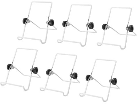 PATIKIL Sprouting Stands, 6 Pcs Stainless Steel Foldable Adjustable Stands Wide Mouth Canning Jars Holders for Growing Sprouting