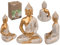 Out of the blue Figura Decorativa de Buda de polirresina, 11 x 9 x 16,5 cm, en Caja de Regalo