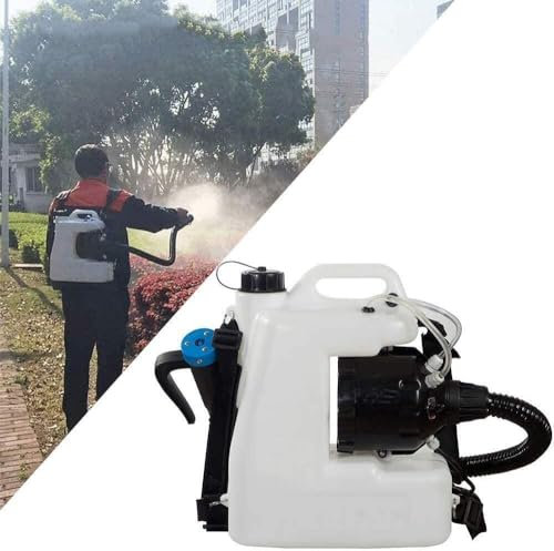 Máquina nebulizadora de mochila eléctrica de 12 litros de capacidad, pulverizador ULV de niebla de agua fría, atomizador nebulizador for el hogar, hoteles, centros comerciales, restaurantes, escuelas,