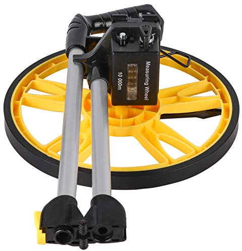 Ruota di misurazione della distanza Strumento di misurazione meccanico pieghevole ad alta precisione per geometri Costruttori Agricoltori Materiale TPR Ruota 32 cm 1457 g