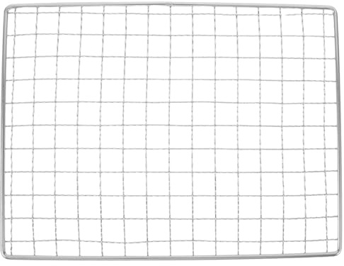 Gatuida Grillmatte aus Edelstahl – Antihaft-Grilldrahtnetz – Grillmatte zum Backen und Braten im Freien, ideal für Picknicks, Camping, Holzkohlegrills und Räuchern