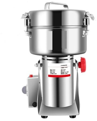 Molinillo De Polvo 2500 G For Uso Doméstico, Comercial, For Hierbas Medicinales, Cereales, Especias, Granos Diversos, Harina, 4500 W Molino Eficiente Esfuerzo