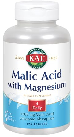 Kal Malic Acid with Magnesium Tablets, 120 Count
