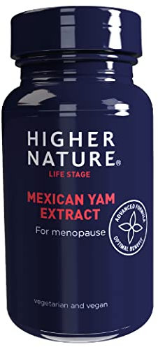 Higher Nature - Mexican Yam Extract - for Menopause - Vegetarian & Vegan - 90 Capsules