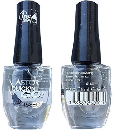 Astor 45 Seconds Quick'n Go Nagellack, Farbe 001, 1er Pack (1 x 8 ml)