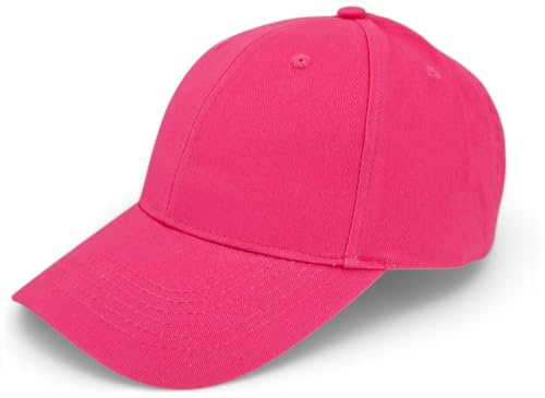 styleBREAKER Unisex Baseball Cap Gebürstete Baumwolle | Einfarbige 6-Panel Kappe. Stufenlos verstellbar mit Klettverschluss Kopfumfang 56-59 cm. 7 cm Schirm gebogen. Mit Schweißband