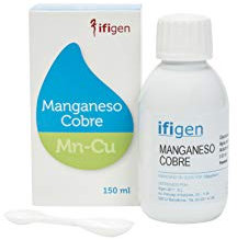 MANGANESO+COBRE botella 150 ml.