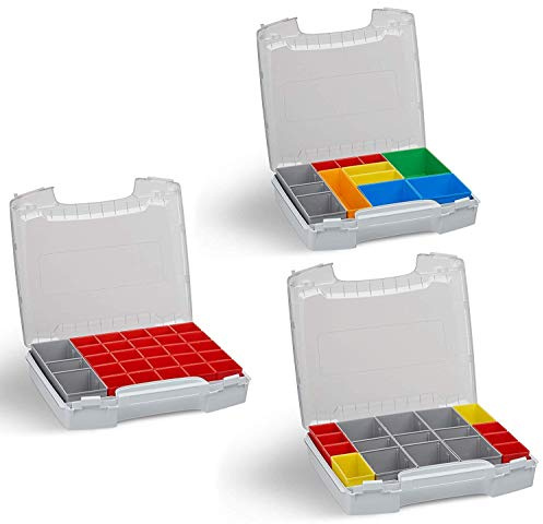 Bosch Sortimo - | I-Boxx 72 3's Set (Gris) avec Boîtes Encastrées A3, H3 & I3 | pour I-Boxx Rack & - Ls-Boxx | Boîte Petites Pièces