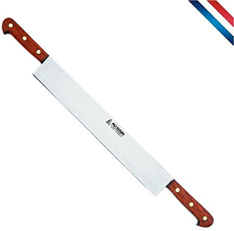 Couteau fromage 2 mains 63 cm manche palissandre