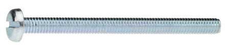 Reidl Flachkopfschrauben mit Schlitz 3 x 45 mm DIN 85 4.8 galv. verzinkt farblos 200 Stück