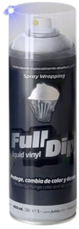 FULL DIP Pintura de spray extraíble transparente brillante 400 ml Brillo de Vinilo