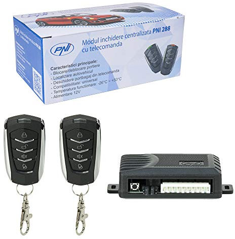 Central locking module, car keyless entry system with remote lock/unlock, remote trunk release PNI 288