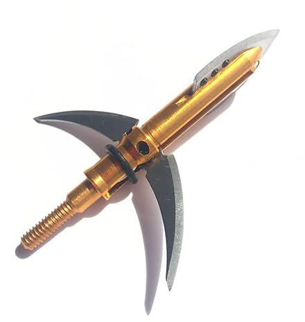 WEREWOLVES Pfeil Jagdspitzen 4 Klingen Pfeilspitzen Tipps 100 Körner für Bogenschießen Bögen 3 Stück