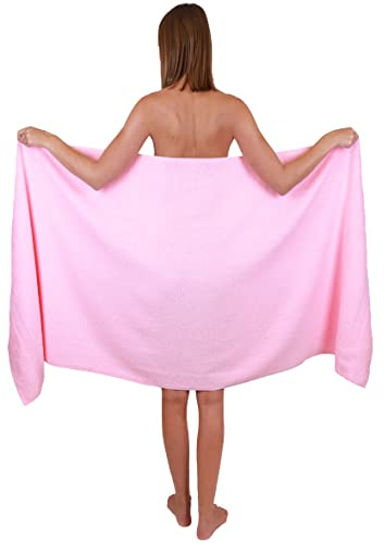 Betz Serviette à Sauna XXL Palermo 100% Coton Taille 80x200 cm Couleur rosé
