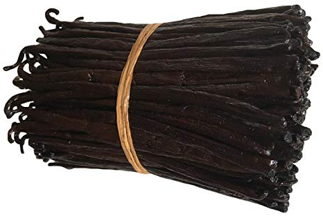 8oz Madagascar Organic Vanilla Beans Grade A. Certified USDA Organic. Fresh 6-8 for Cooking, Baking and Extract by FITNCLEAN VANILLA| 0.5 lb Bulk NON-GMO Whole Bourbon Gourmet Pods.