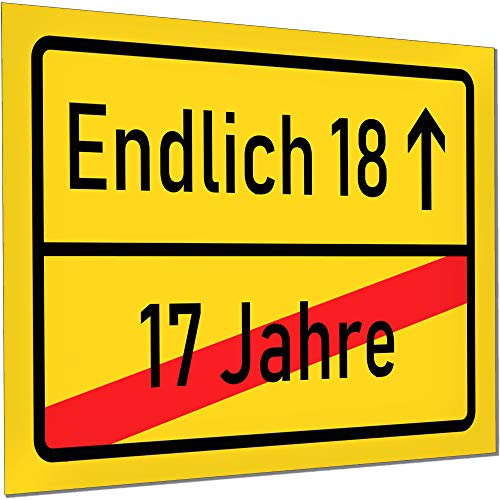 KAVARO 18 Geburtstag Geschenk oder Dekoration - Geschenke zum 18 Geburtstag Mädchen und Jungen