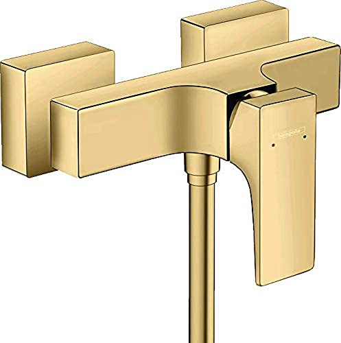 hansgrohe Duscharmatur Metropol , Aufputz Einhebel-Brausemischer, Polished Gold Optik
