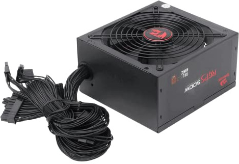 Redragon rgps 500w 80 Plus Bronze Fuente de alimentacion 500w ATX no Modular - Ventilador 140mm