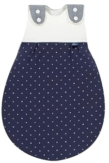Alvi Baby-Mäxchen Außensack Baumwolle Baby Schlafsack, 2.5 TOG, für Sommer und Winter, Ganzjahresschlafsack aus Baumwolle für Kleinkinder