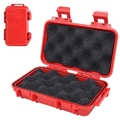 MAGT Wasserdichte Box, Stoßfeste Aufbewahrungsbox Outdoor EDC Wasserdicht Druckfest Versiegelungsbox Aufbewahrungskoffer Überlebensausrüstung(L)