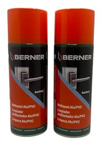 2x Berner Aluminium und PVC Reiniger Spray ALU PVC Cleaner Active 400ml
