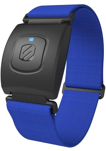 Scosche Rhythm+ 2.0 Heart Rate Monitor Armband for Running, Cycling, Exercise & Recovery with Bluetooth, ANT+, Optical Sensor for HRV & RRi Data, IP68 Waterproof Fitness Tracker with 24hr Battery Life
