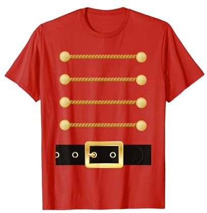 Casse-Noisette Caractère Soldat Costume Uniforme Drôle Noël T-Shirt