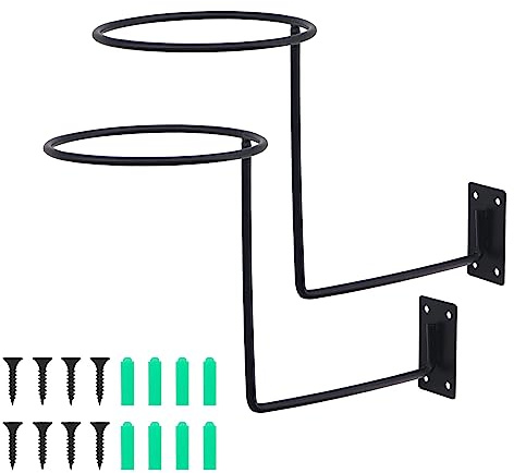 Yuhtech Helmhalter, 2 Pcs Motorradhelm-Jacken-Halter Helmhalter Wandhalterung Motorrad Helm Wand Haken Display Rack Halter Helmaufbewahrung Display Rack für Motorradhelme Baseball Helme Basketball