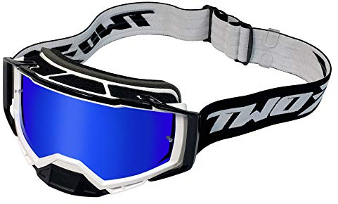 TWO-X Cross-Brille - Motocross-Brille - Kratzfeste Motorrad-Brille - Enduro & Downhill - Modell Atom