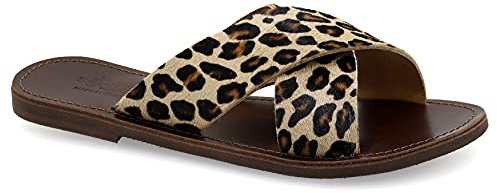 41 Krokodil Schwarz Emmanuela griechische Zehenring Sandalen aus Leder, hochwertige handgefertigte verstellbare Schnallenriemen Sommerschuhe, Knöchel Manschette Sandalen